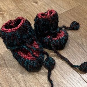 Handmade baby slippers